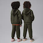 Jordan Brooklyn Fleece Little Kids' 2-Piece Full-Zip Hoodie Set
