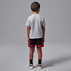 Jordan Little Kids' Dynasty Patch T-Shirt and Mesh Shorts Set