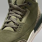 Chaussure Air Jordan 3 Retro « Medium Olive » pour ado