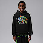 Jordan Big Kids' Space Jam 30 Arched Logo Pullover Hoodie