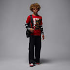 Jordan Brooklyn Essentials Big Kids' Open Fleece Pants