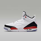 White/Black/Light Crimson