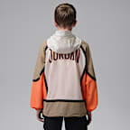 조던 주니어 컬러블록 우븐 재킷