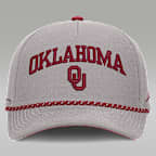 Oklahoma Primetime Rise Rope Men's Jordan Brand College Adjustable Hat