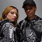 Sudadera con gorro sin cierre de tejido Fleece con estampado para hombre Jordan MVP