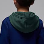 Conjunto de 2 piezas con sudadera con gorro de cierre completo para niños talla pequeña Jordan Brooklyn Fleece