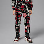 Jordan Younger Kids' Brooklyn Printed Fleece 2-Piece Pullover Hoodie Set