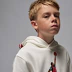 Sudadera con gorro sin cierre Sketch para niños talla grande Jordan