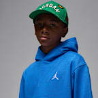 Sudadera con gorro sin cierre para niños talla grande Jordan Brooklyn Fleece