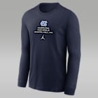 North Carolina Sideline Men's Jordan Brand Dri-FIT College Long-Sleeve T-Shirt