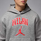 Felpa pullover in fleece con cappuccio Milan Jordan – Uomo
