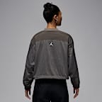 조던 브루클린 여성 우븐 긴팔 그래픽 풀오버