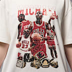 Jordan Playera de manga corta con gráfico oversized para mujer