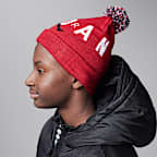Jordan Pom Beanie Set Big Kids 2-Piece Set