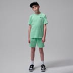 Jordan Air T-Shirt mit Stickerei in Acid-Waschung (ältere Kinder)