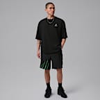 Jordan Brooklyn Cat Scratch Men's Black Cat Shorts