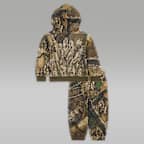 Conjunto de 2 piezas con sudadera con gorro Realtree para bebé Jordan MVP