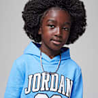 Sudadera con gorro para niños de preescolar Jordan Fleece Pullover Hoodie
