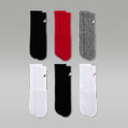 Calcetas para niños talla grande (6 pares) Jordan Everyday Essentials