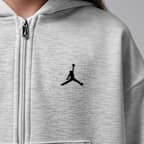 Felpa con cappuccio sportiva Perform Dri-FIT con zip a tutta lunghezza Jordan – Ragazzo/a