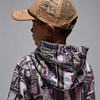 Sudadera con gorro sin cierre de French Terry para niños de preescolar Jordan