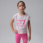 Jordan Little Kids' Boxy T-Shirt and Bike Shorts Set