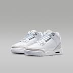 Tenis para niños grandes Air Jordan 3 Retro "Medium Olive"