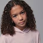 Sudadera con gorro sin cierre para niños talla grande Jordan Brooklyn French Terry