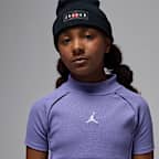 Jordan Big Kids' Mock Neck Ribbed Dress