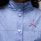 Chamarra ligera para niños talla grande Jordan Blue Jeans and Bling