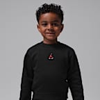 Conjunto de 2 piezas con sudadera de cuello redondo infantil Jordan Brooklyn Fleece