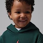 Conjunto de 2 piezas con sudadera con gorro sin cierre infantil Jordan Brooklyn Fleece
