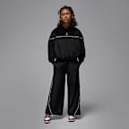 Sudadera con gorro sin cierre de tejido velour para niños talla grande Jordan Mountainside