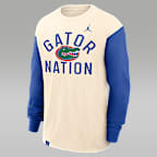 Playera de manga larga universitaria marca Jordan para hombre Florida Primetime Mantra Max90