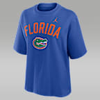 Florida Arch Over Logo Boxy Women's Jordan Brand College T-Shirt