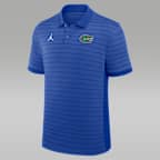 Florida Sideline Victory Stripe Men's Jordan Brand Dri-FIT College Polo