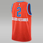 Koszulka męska Jordan Dri-FIT NBA Swingman Oklahoma City Thunder Statement Edition