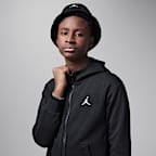 Jordan Dri-FIT Sport Older Kids' Statement Hoop Fleece Full-Zip Hoodie