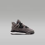 Jordan 4 Retro 'Cave Stone and Black' Baby/Toddler Shoes