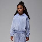 Conjunto de 2 piezas de tejido velour para niños talla pequeña Jordan Mountainside