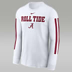 Alabama Crimson Tide Local Spirit Slogan Men's Jordan College Long-Sleeve T-Shirt - White