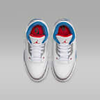 Jordan 3 Retro "True Blue" Little Kids' Shoes