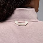 Γυναικείο φλις φούτερ Παρί Σεν Ζερμέν με φερμουάρ στο μισό μήκος