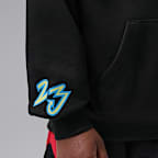 Sudadera con gorro sin cierre de French Terry Dynasty para niños talla pequeña Jordan