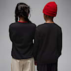 조던 브루클린 프렌치 테리 주니어 크루 탑