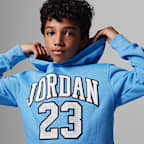 Sudadera con gorro para niños talla grande Jordan Fleece Pullover Hoodie