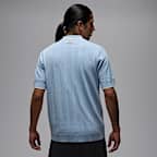 Jordan Sport Button-Down-Golfoberteil aus Strickmaterial (Herren)