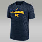 Michigan Sideline Velocity Men's Jordan Brand Dri-FIT College T-Shirt