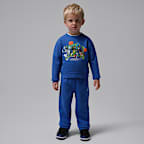 Conjunto de 2 piezas con sudadera de cuello redondo Space Jam 30 Arched infantil Jordan