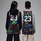 Jersey a rayas para niños talla grande Jordan 23